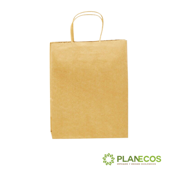 Bolsa de papel kraft personalizada con tu logo o diseño.