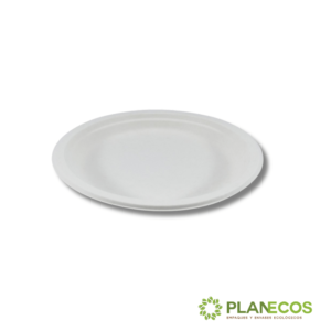 Descubre la belleza natural y la responsabilidad ambiental del Plato Redondo Plano 6" 15 cm de Bagazo