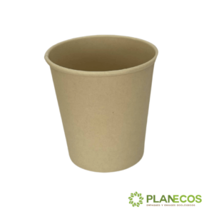 Poke de bambú con tapa pp PET para comida eco sostenible y biodegradable, amigable con el ambiente.