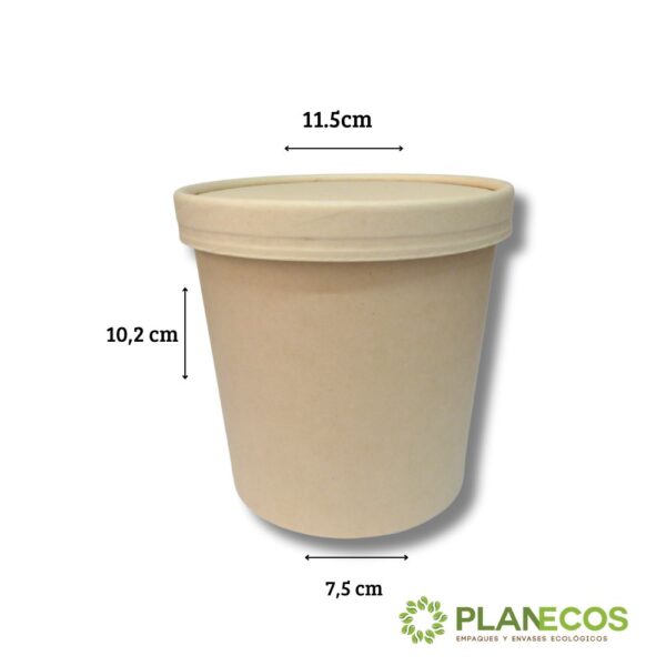Pokes Bambú Biodegradable de 16 Onzas - Imagen 3