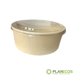 Ensaladera de bambú de 1300 ml: Elegancia natural para tus comidas frescas.