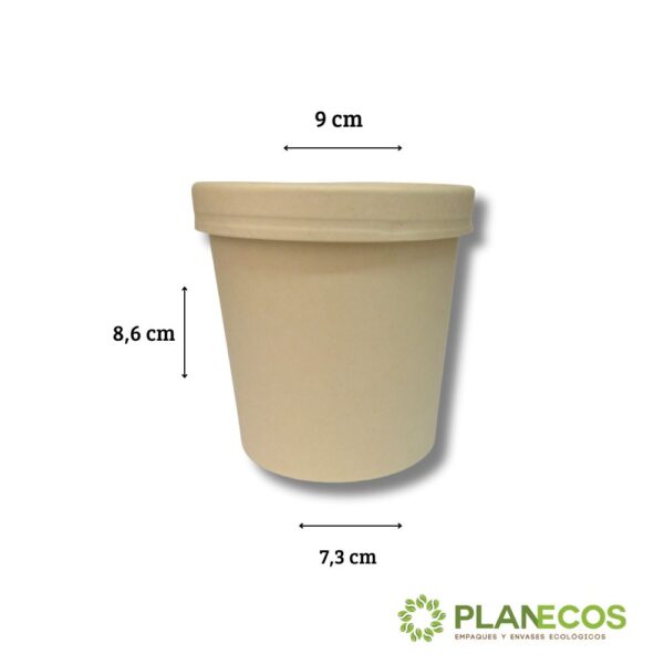 Pokes Bambú Biodegradable de 12 Onzas - Imagen 2