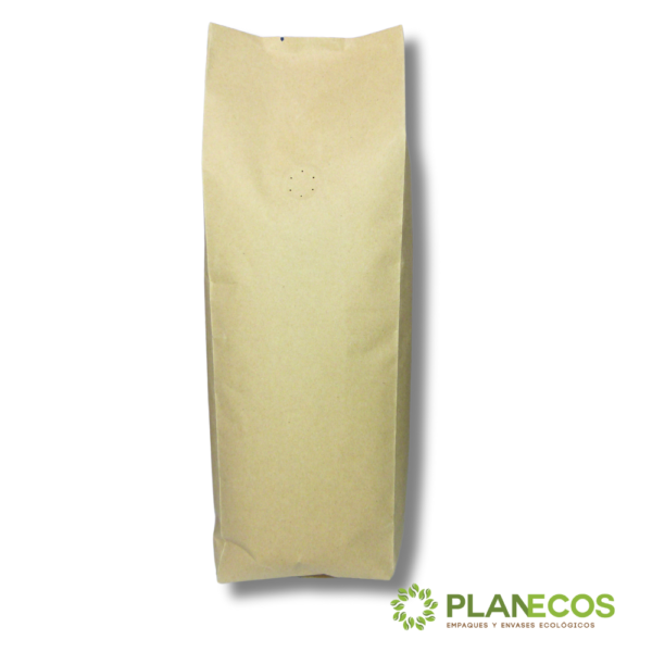Bolsa Flow Pack-Válvula 500Gr kraft