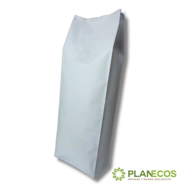 Bolsa Flow Pack con Valvula 250 gramos Blanco - Imagen 2